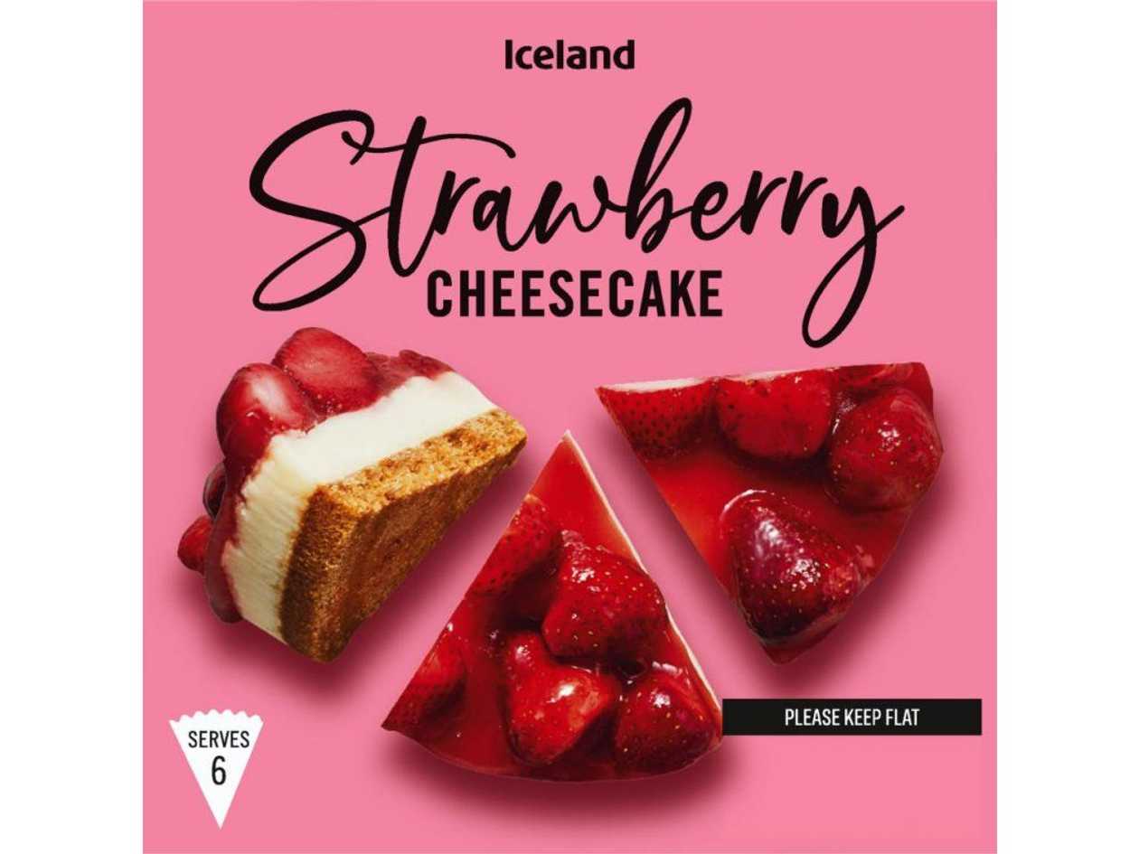 Iceland Cheesec. Peceny Dezert S Jahodami 540 G
