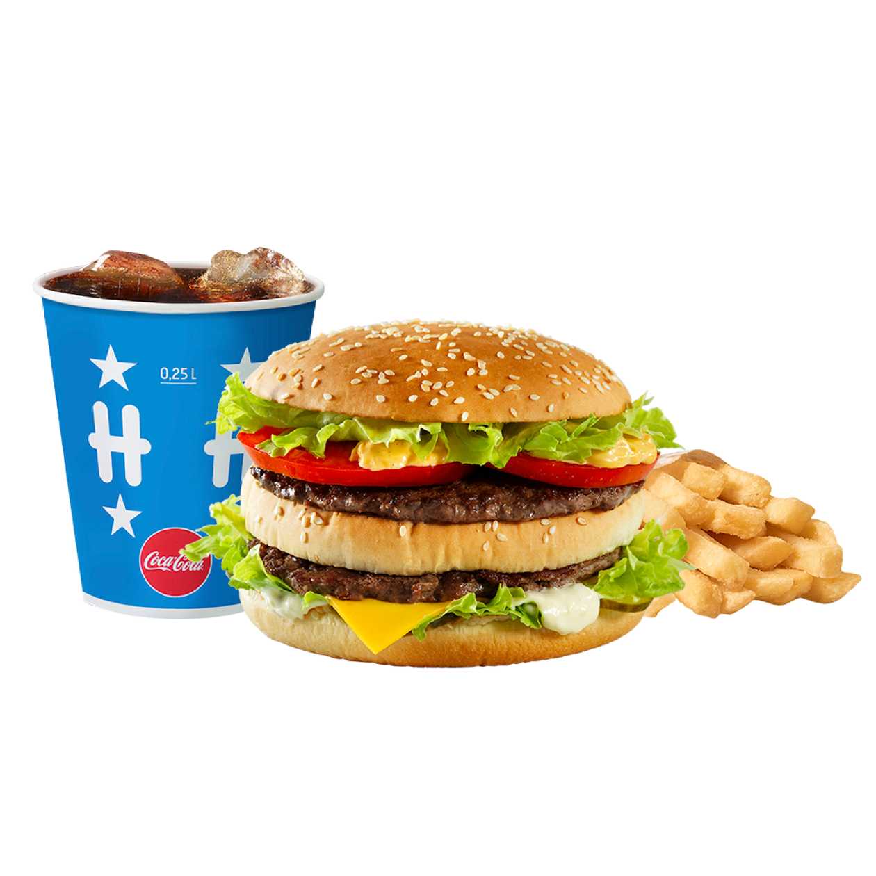 Mega Burger meniu