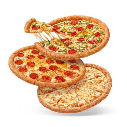 3 średnie pizze w cenie 2