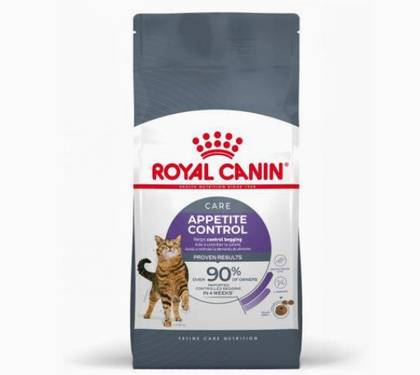 Ração para gatos esterilizados com controle de apetite.