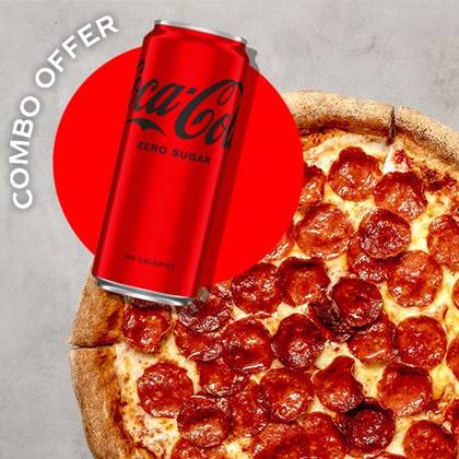 Double Pepperoni + Coca-Cola Zero