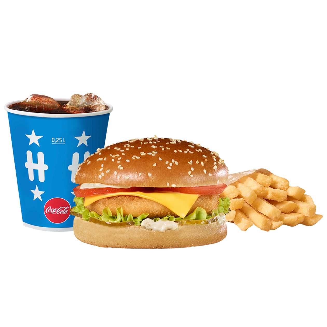 Burger de pui meniu