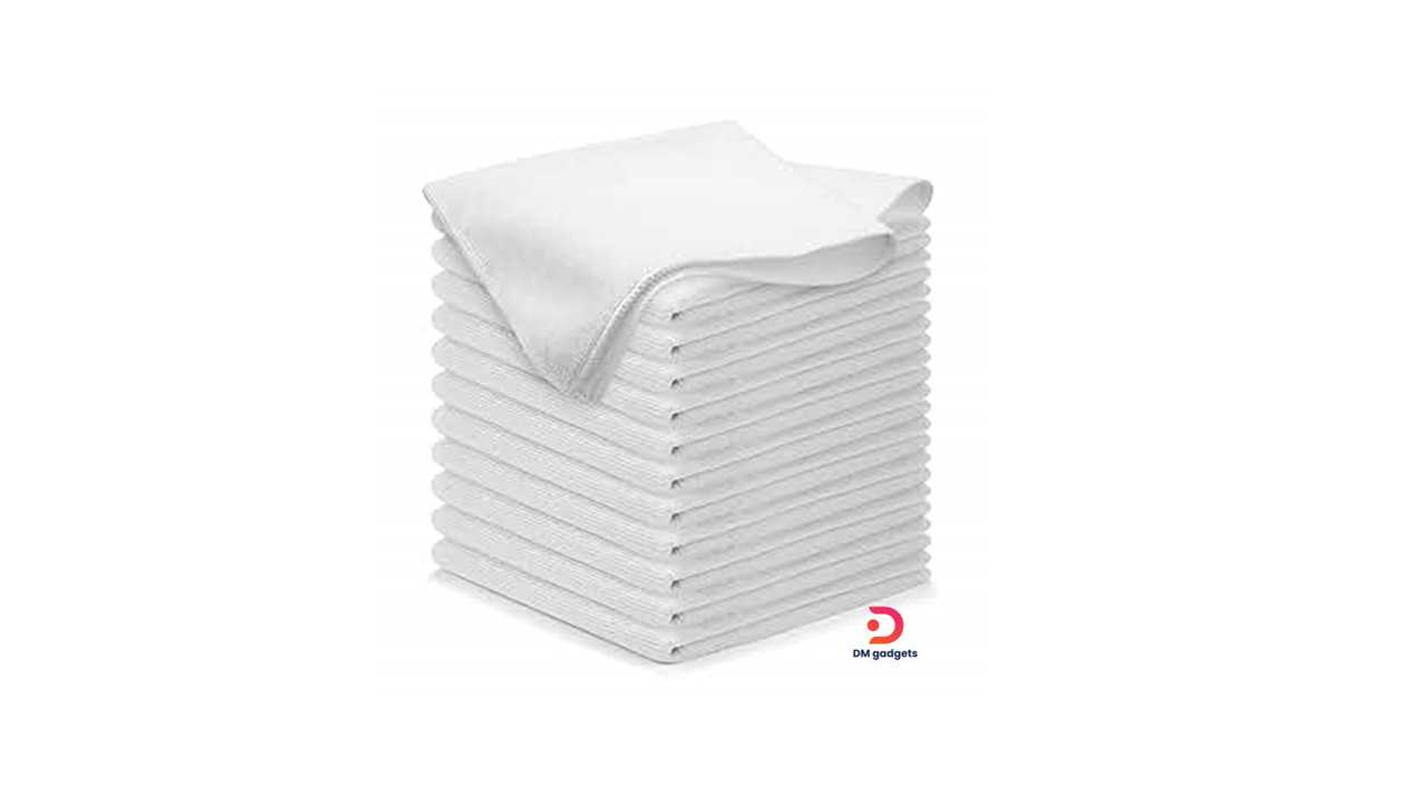 #635N27#Carfans®CF12112 Car Wash Towels 40X40CM – White