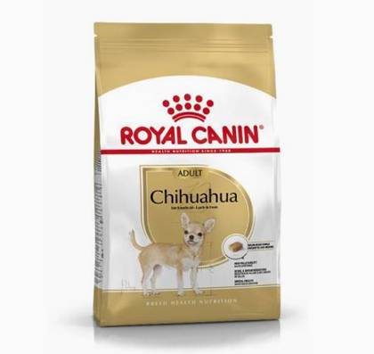 Ração específica para cães da raça Chihuahua.
