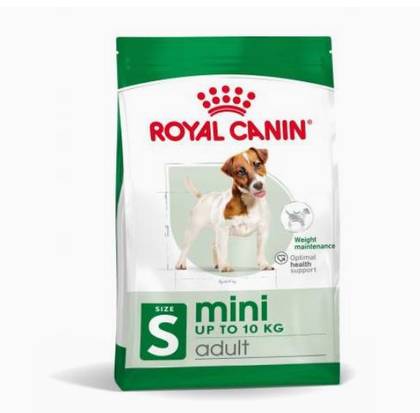Ração para cães adultos de raças pequenas.
