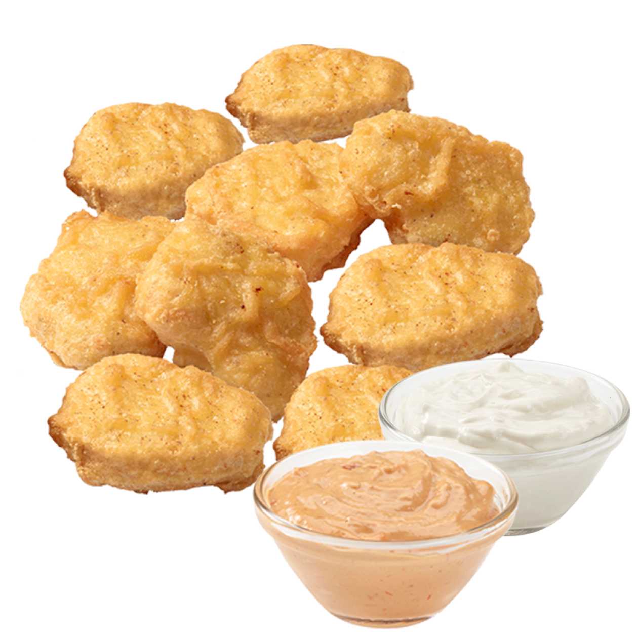 Nuggets de pui 9 buc. + 2 sosuri