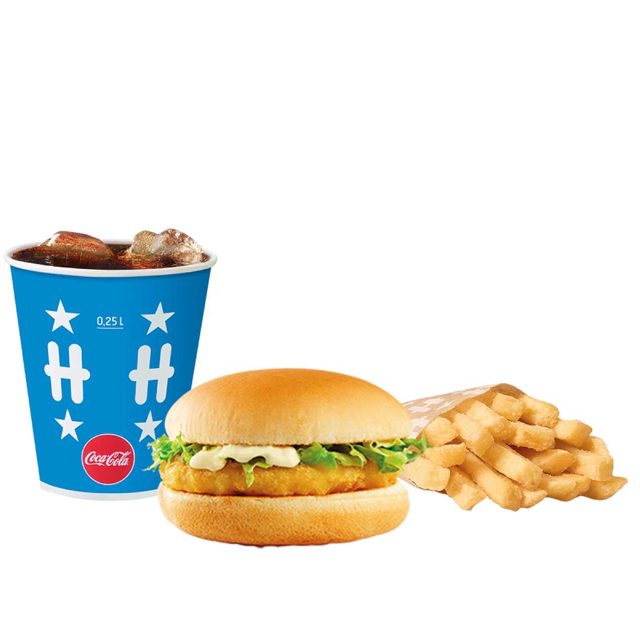 Mini burger de pui meniu