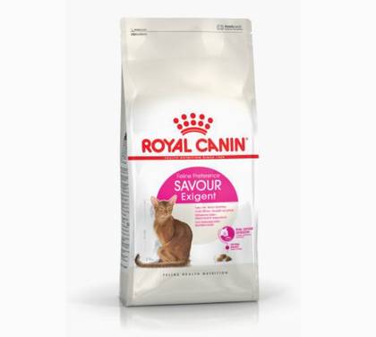 Ração para gatos exigentes com dupla textura e sabor.