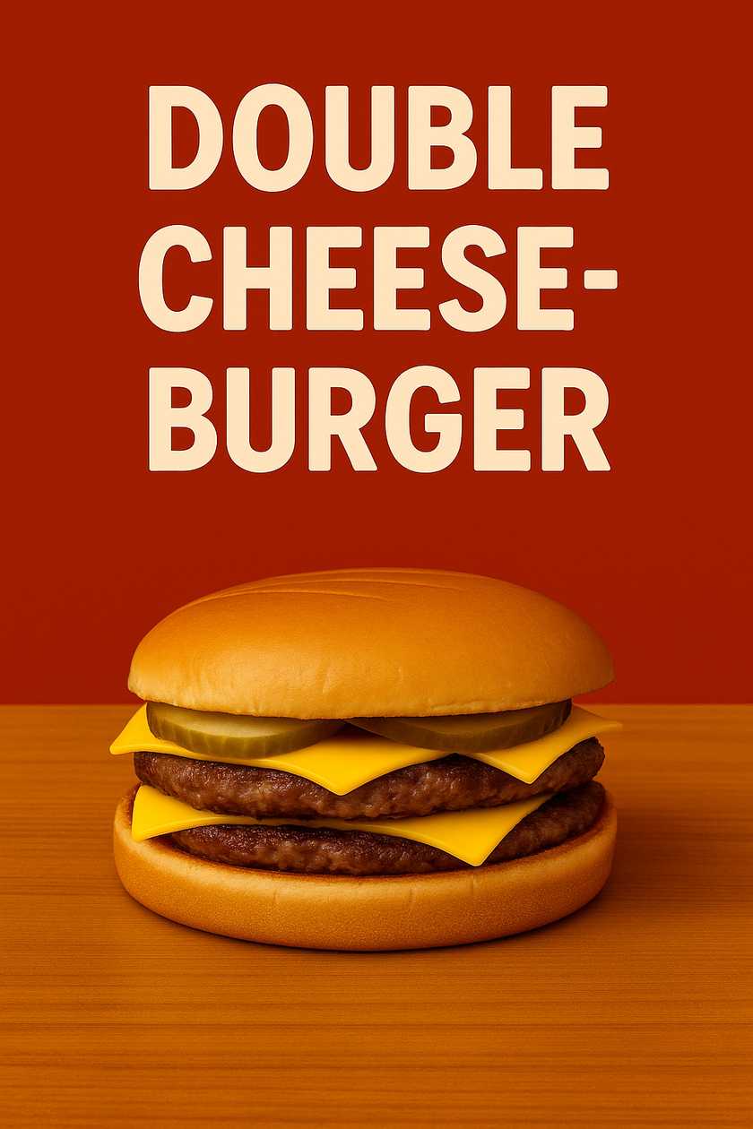 DOUBLE CHEESE BURGER