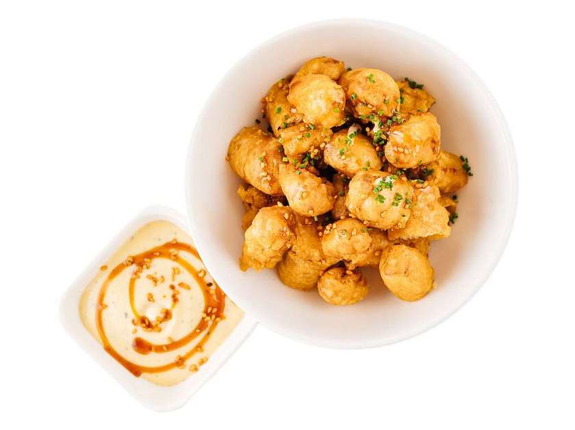 kimchi tofu tempura