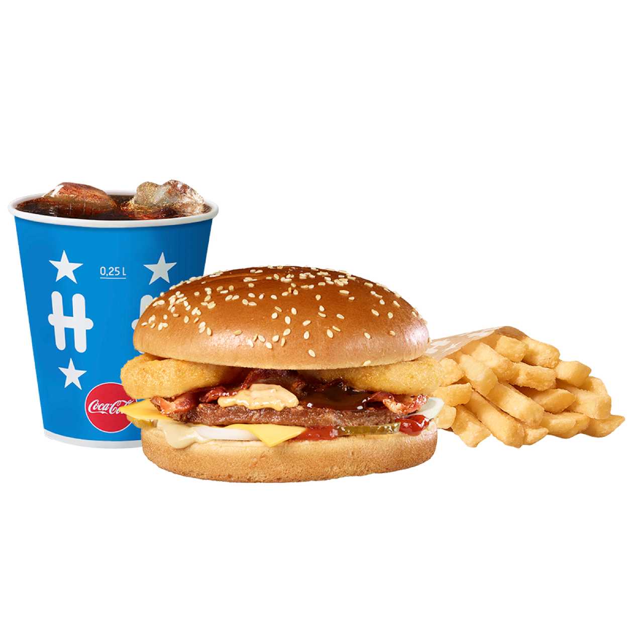 Burger barbeque meniu