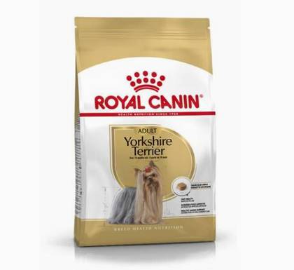 Ração específica para cães da raça Yorkshire Terrier.