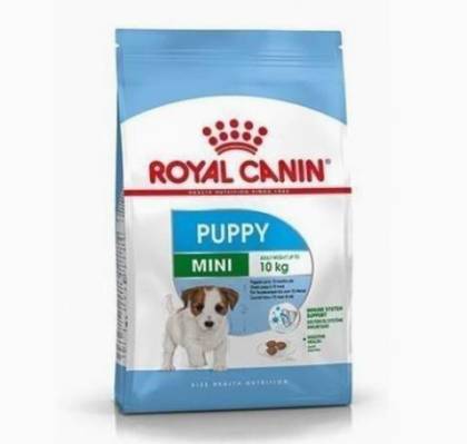 Ração para cachorros de raças pequenas.