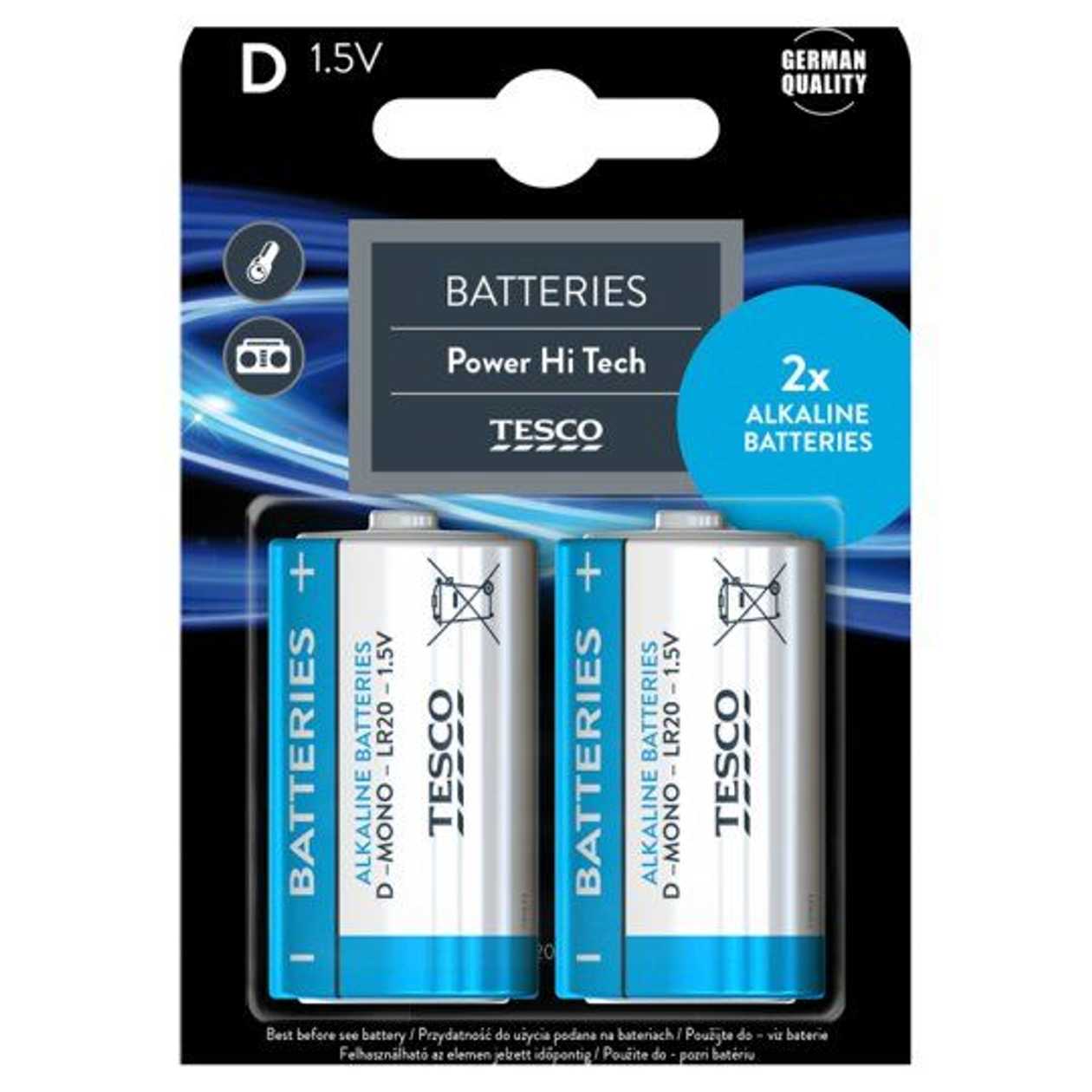 Hi Tech Baterie D 2 ks