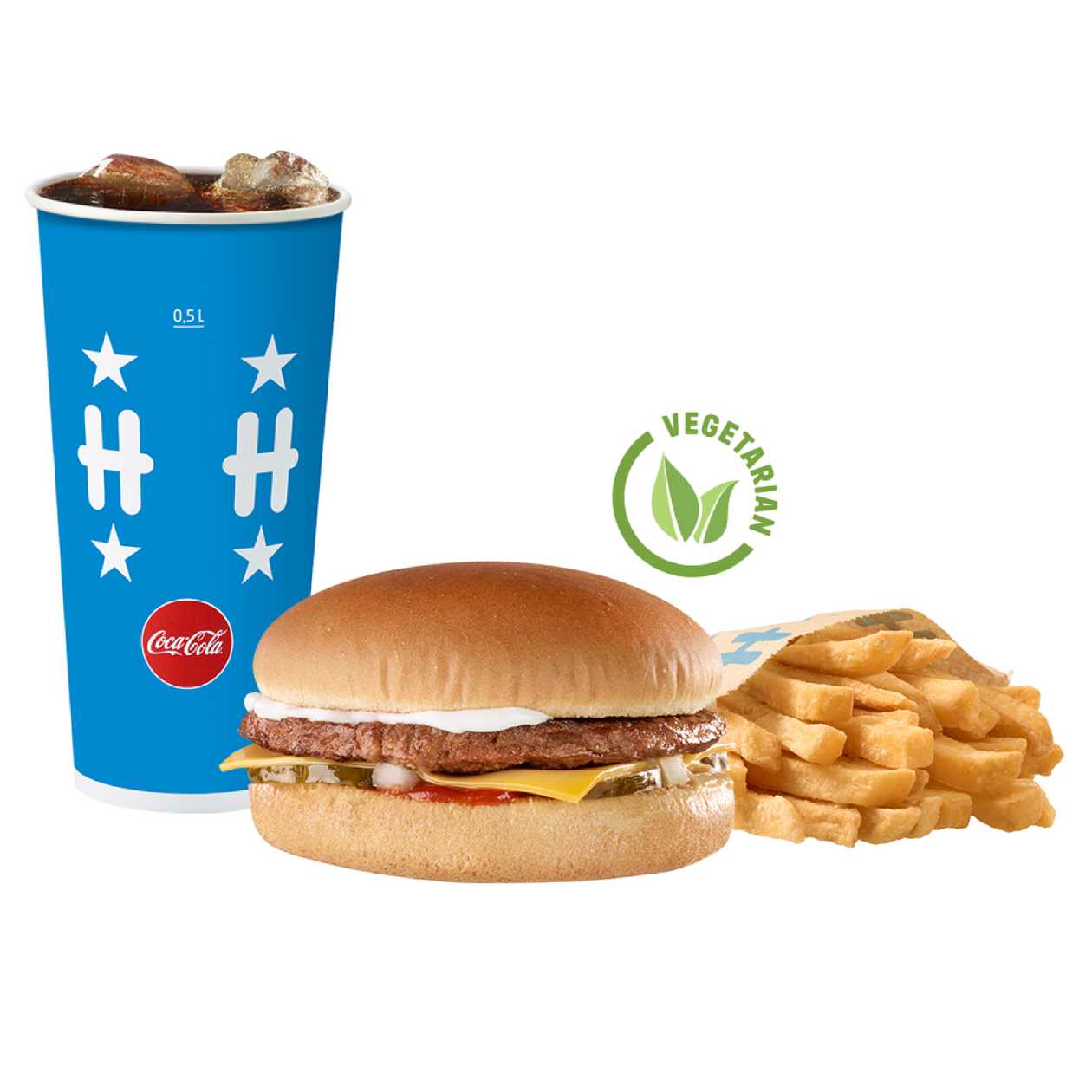 VEKE® Cheeseburger meniu mare