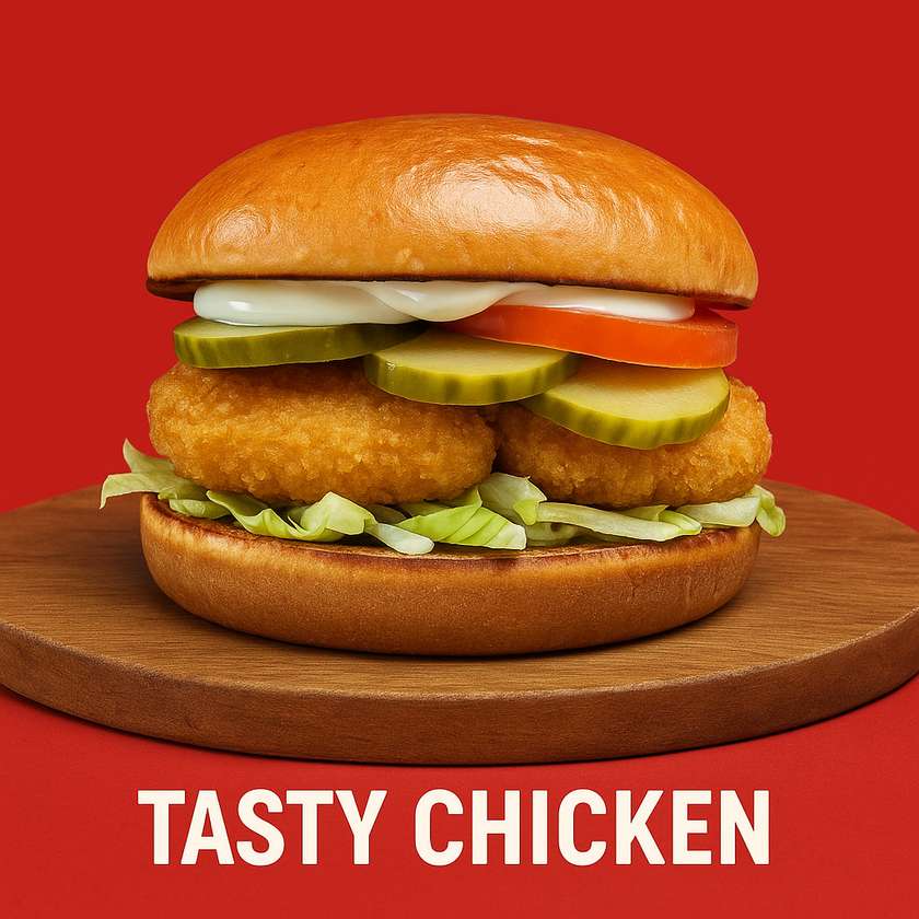 Tasty Chicken Burger