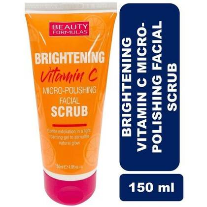 Beauty Formulas Brightening Vitamin C Facial Scrub
