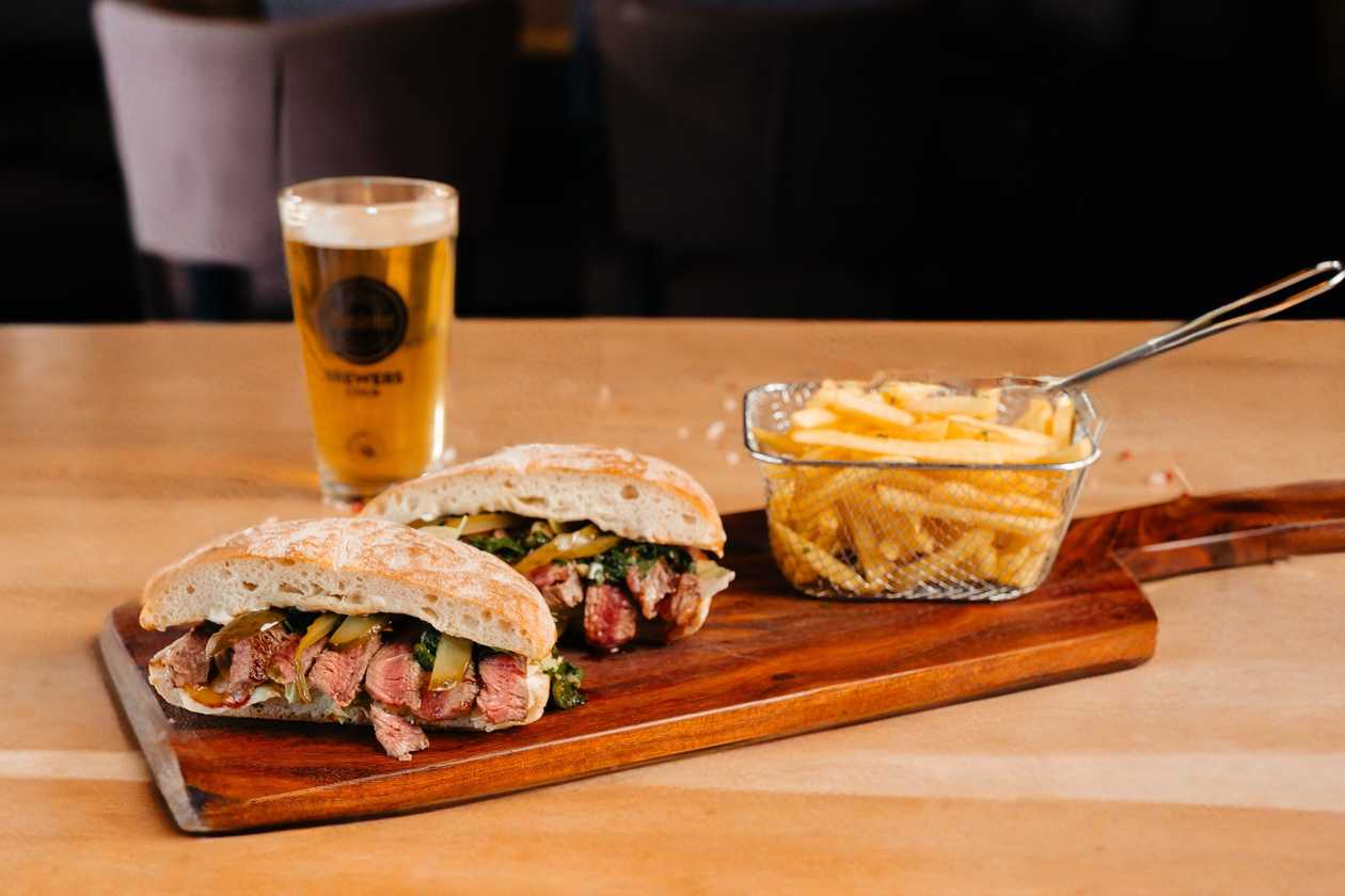 Beef sandwich with French fries crispers 450g