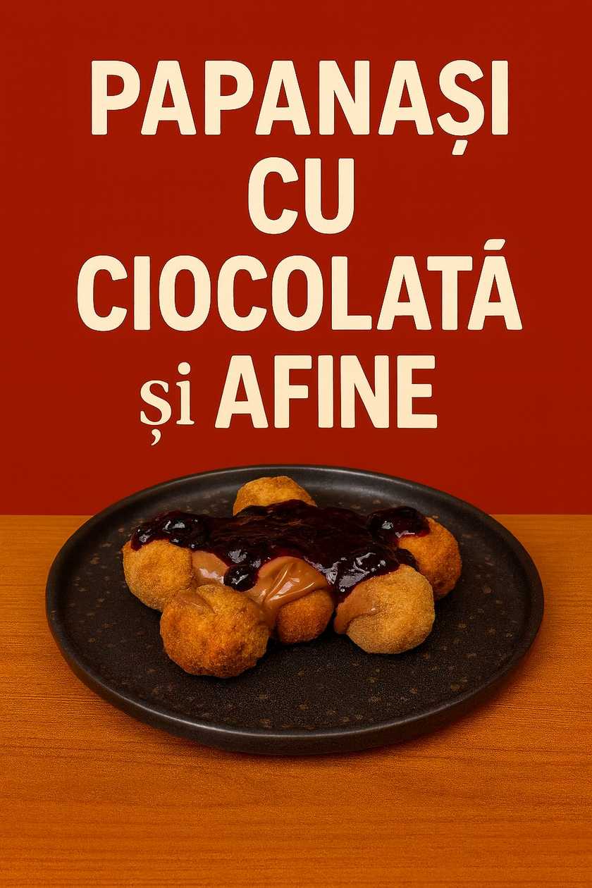 Papanasi cu afine si fineti