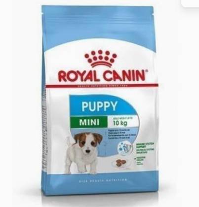 Ração para cachorros de raças pequenas.