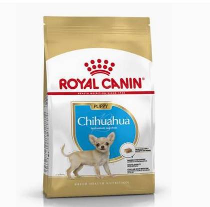 Ração para cachorros da raça Chihuahua.