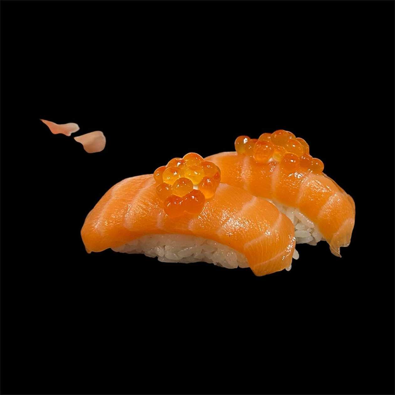 E2-NIGIRI SALMAO COM OVO SALMAO