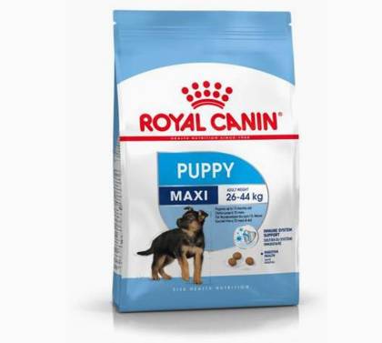 Ração para cachorros de porte grande.