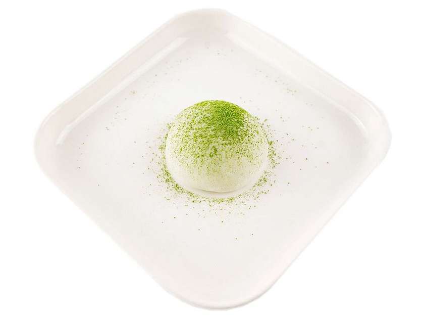 matcha-raspberry mochi