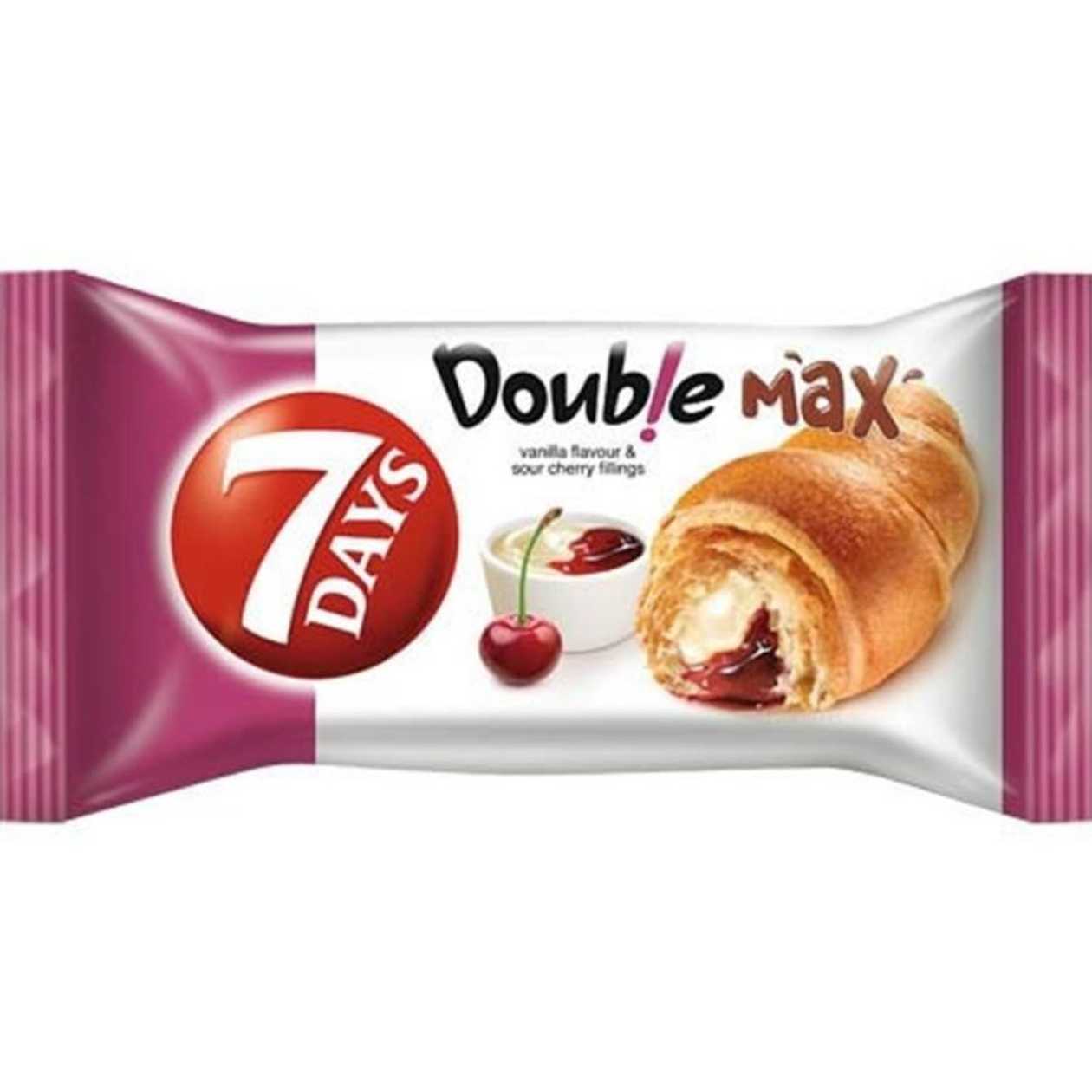 7 Days Croissant Double Max Vani. Prich.&Visen 80g