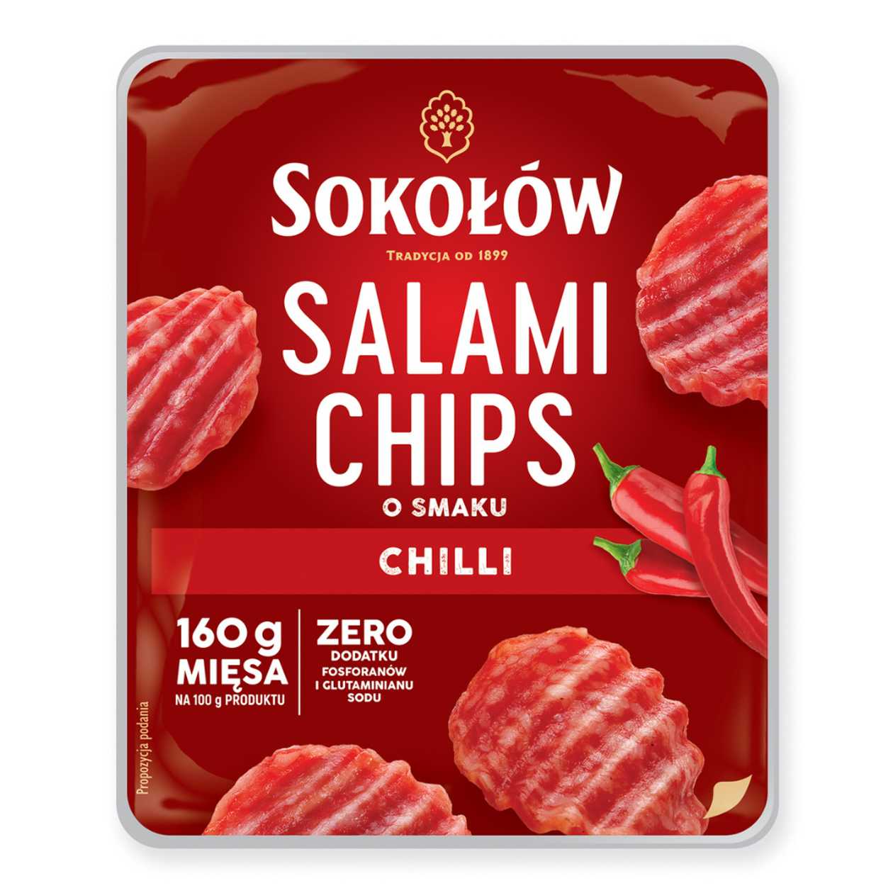 Salami Chips Chilli Sokołów 60g (expires soon)