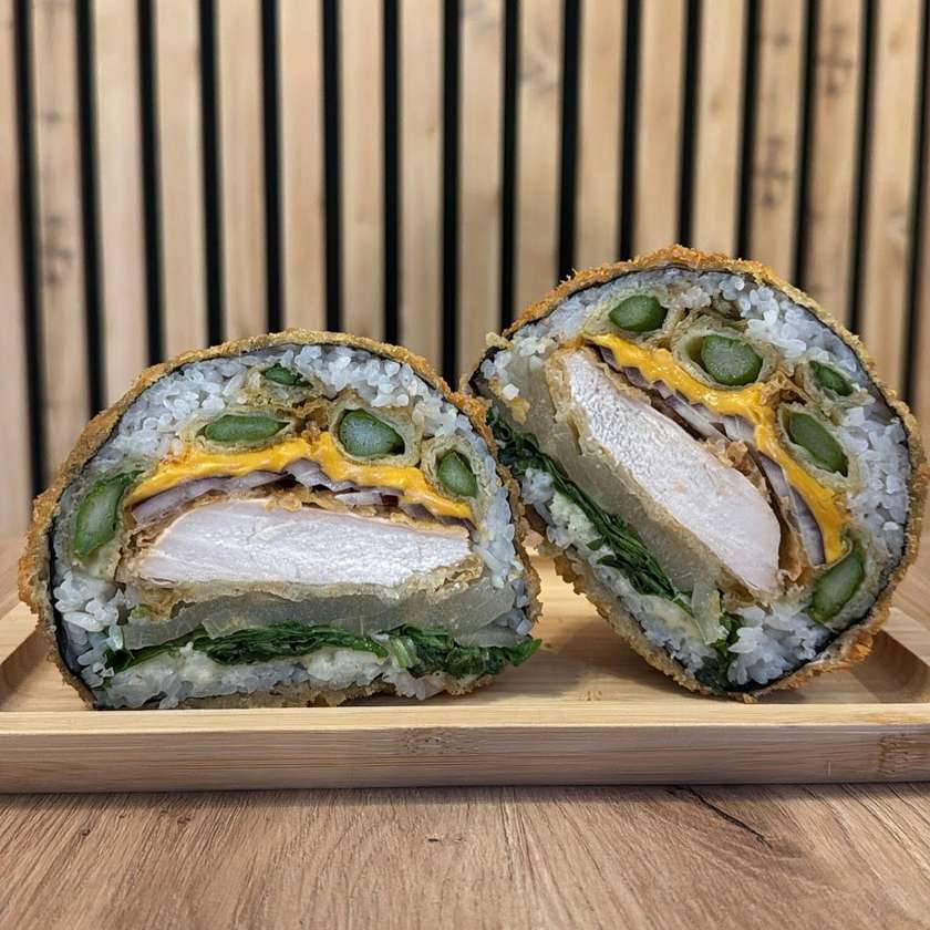 Burger Chicken Szparag