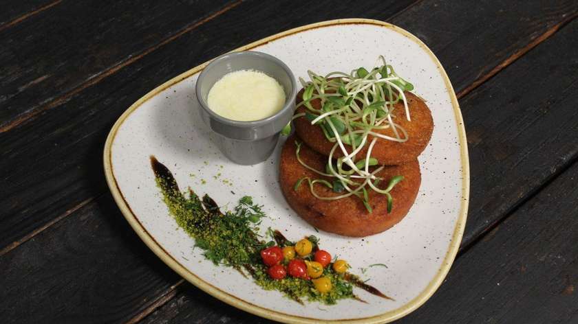 Samogitian Pancakes with Mushrooms