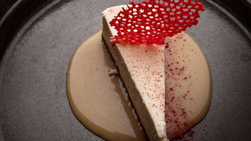 Cheesecake with Homemade Caramel