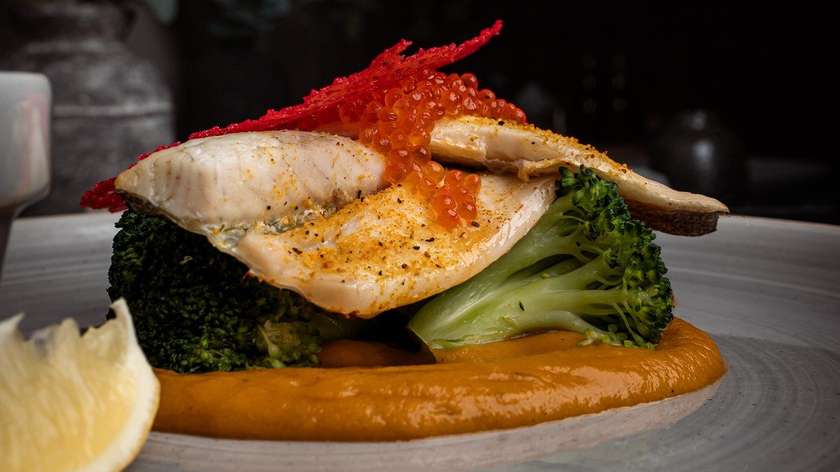 Zander Fillet with Orange Salt