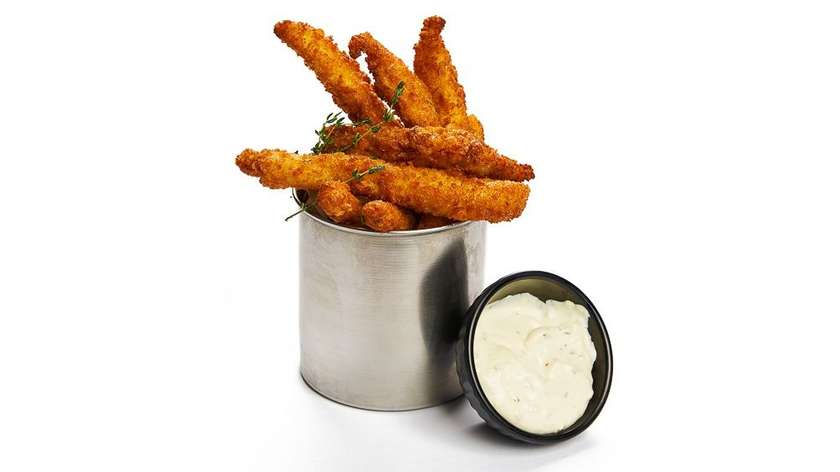 Panko-crusted chicken tenders