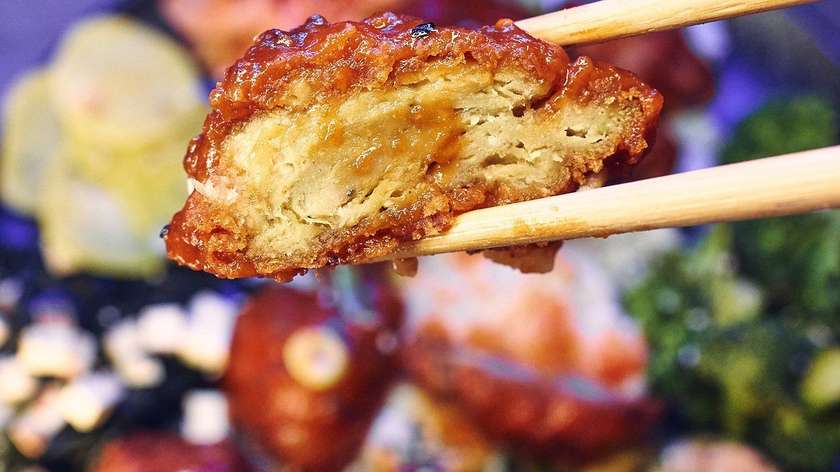 VEGE Korean BBQ bites bibimbap