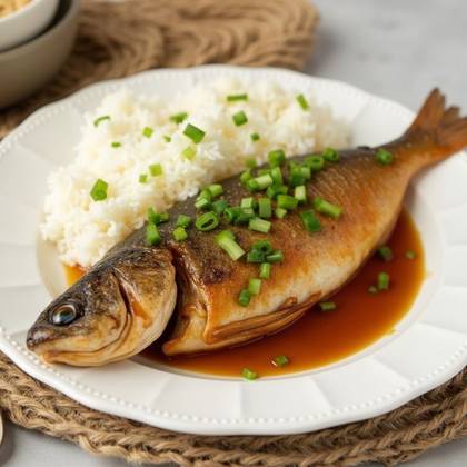 White Rice with Fish sauce