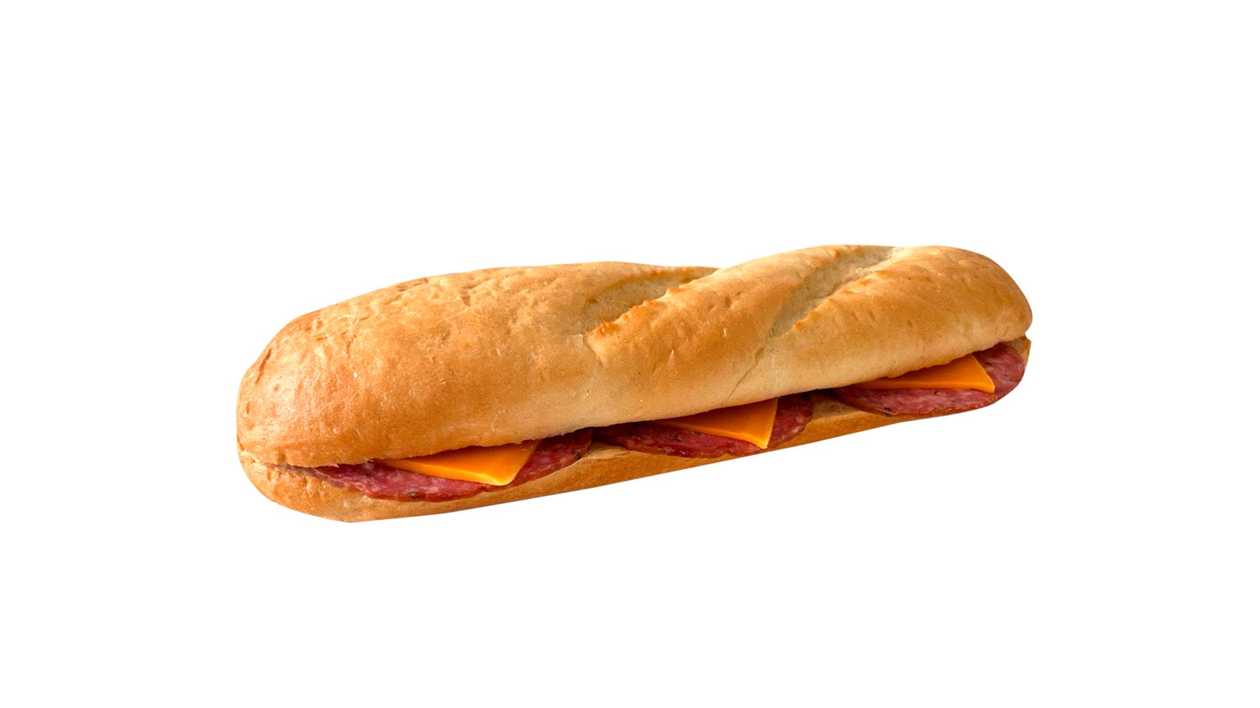 Submarine with salami