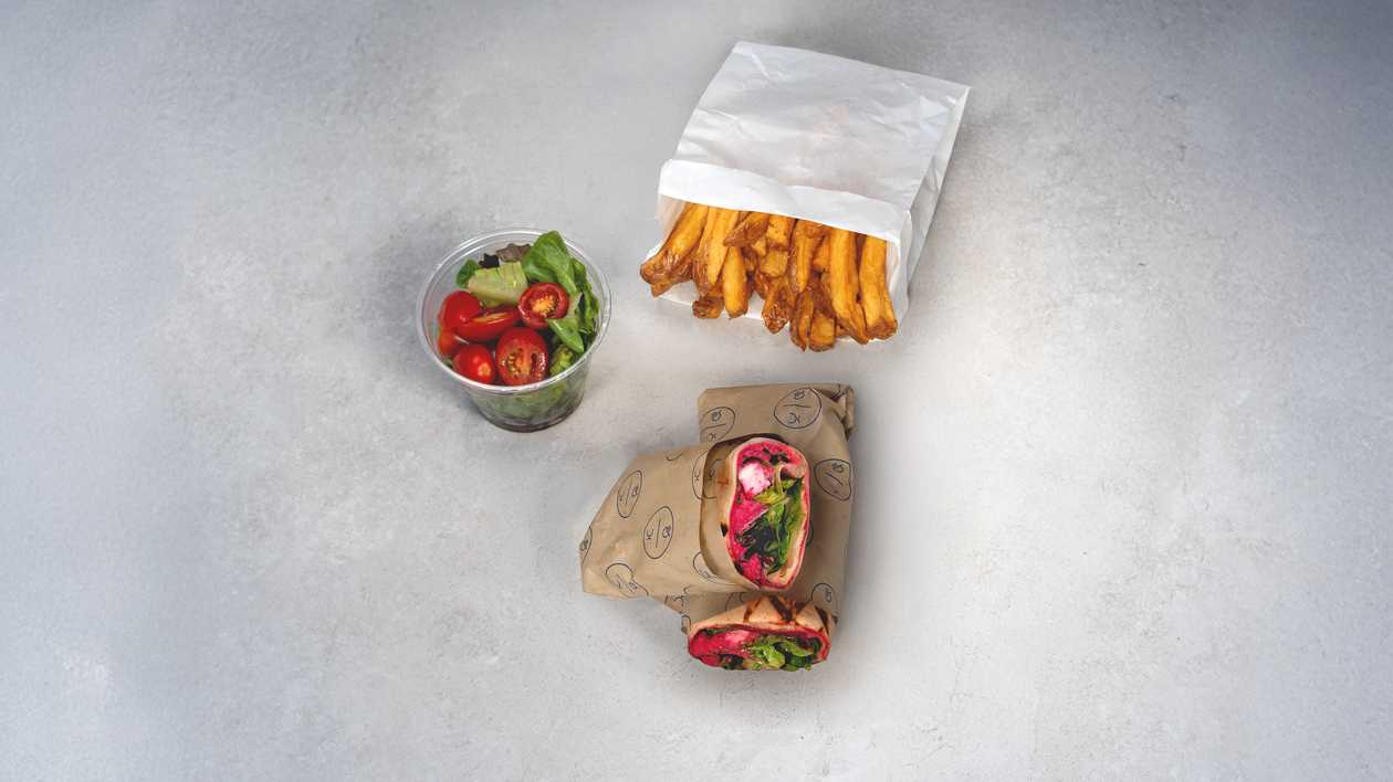 Aleppo Muhammara Wrap