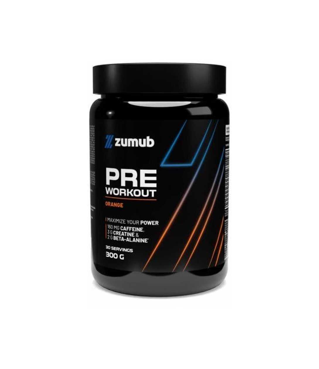 Suplemento Alimentar Zumub Pre-Treino Laranja 300 gr