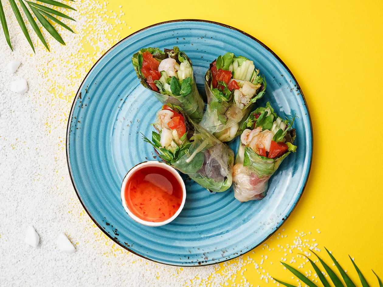 Спрінг рол з креветками