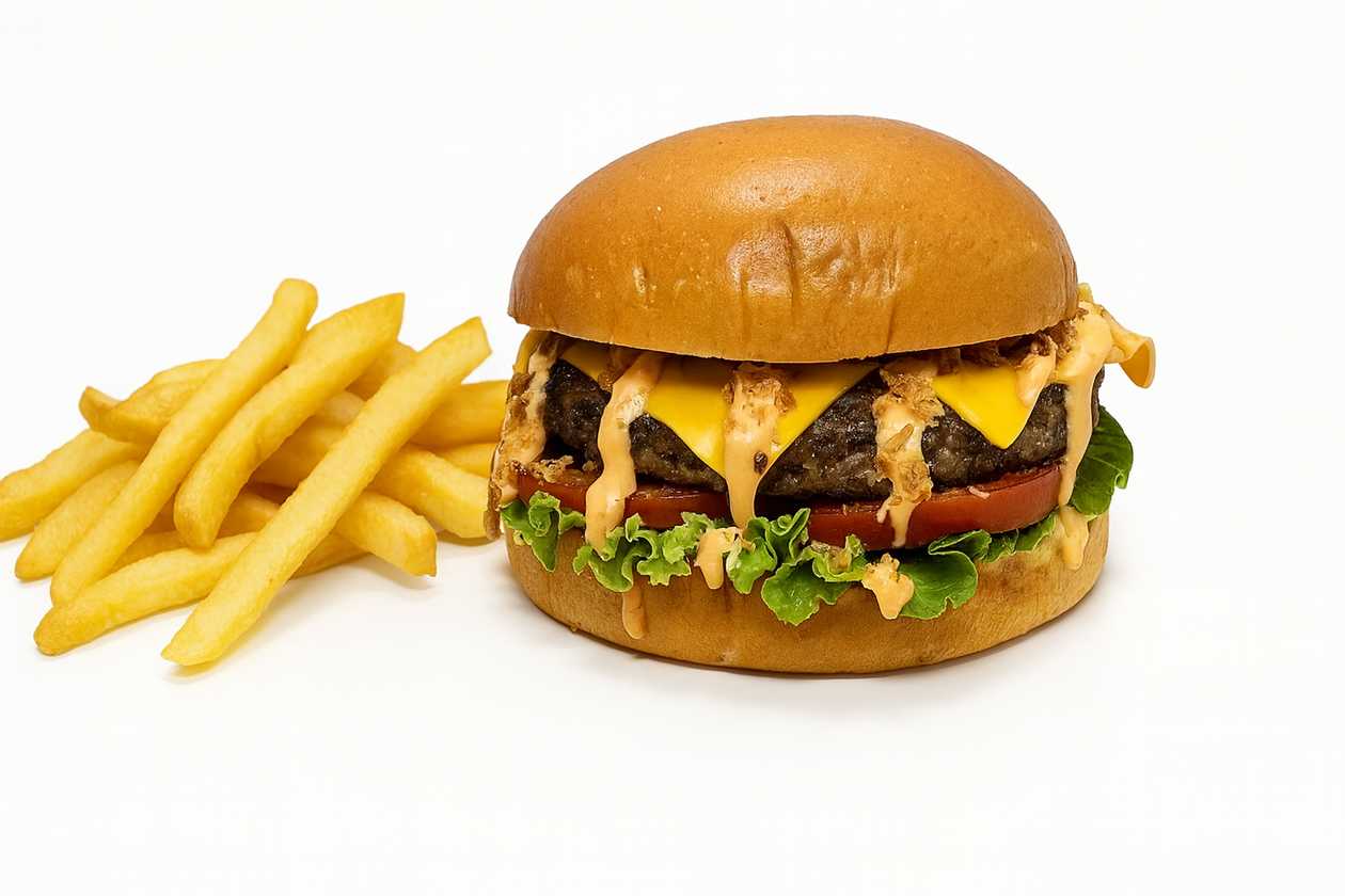 Angus Beef Burger + Fries