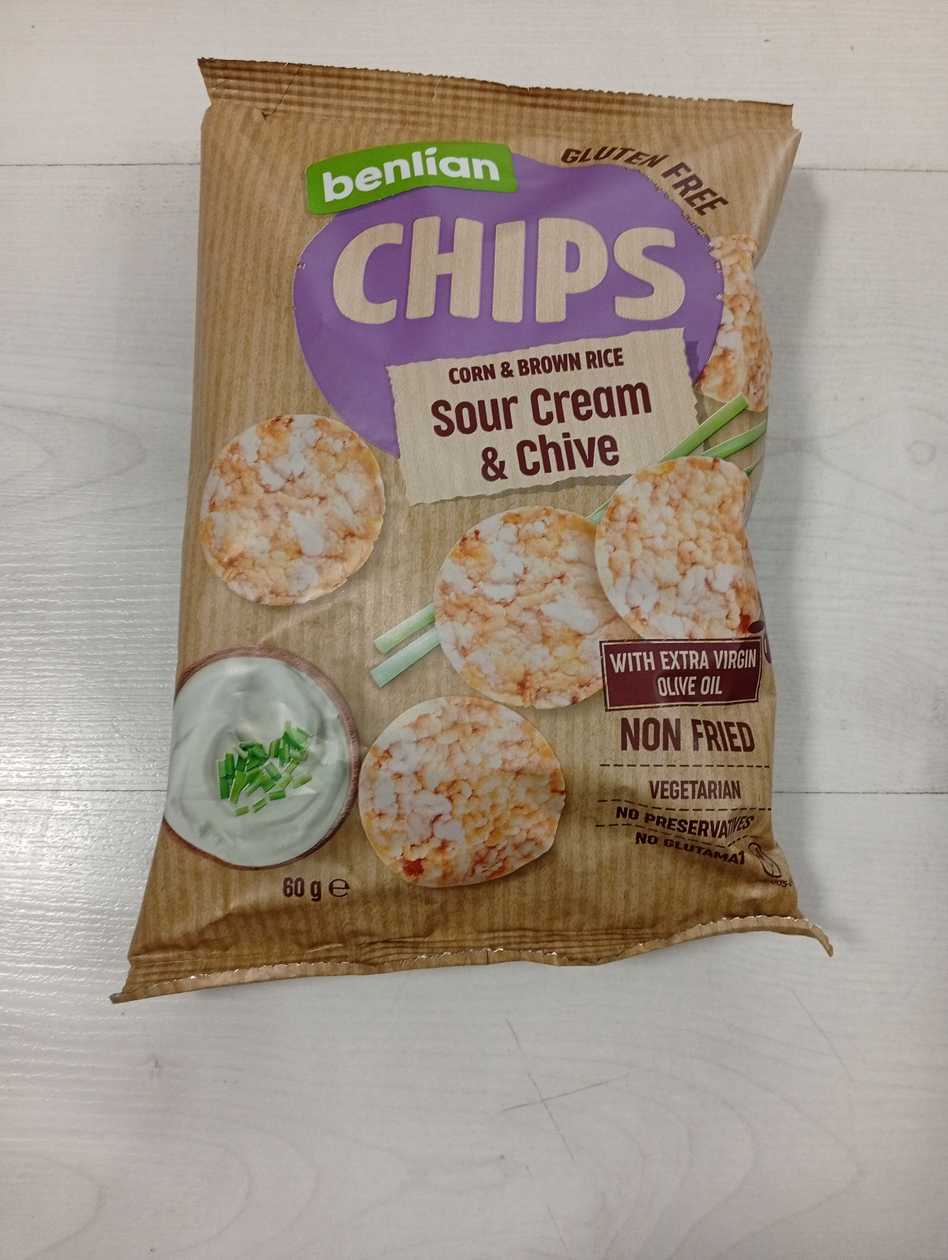 Chips benlian sour cream & chive 60g