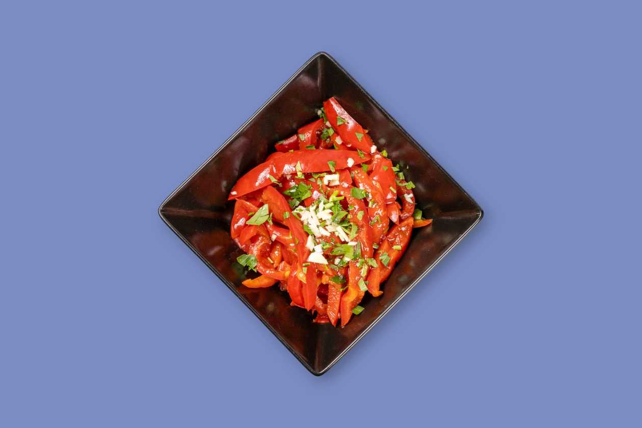 Baked Peppers Salad
