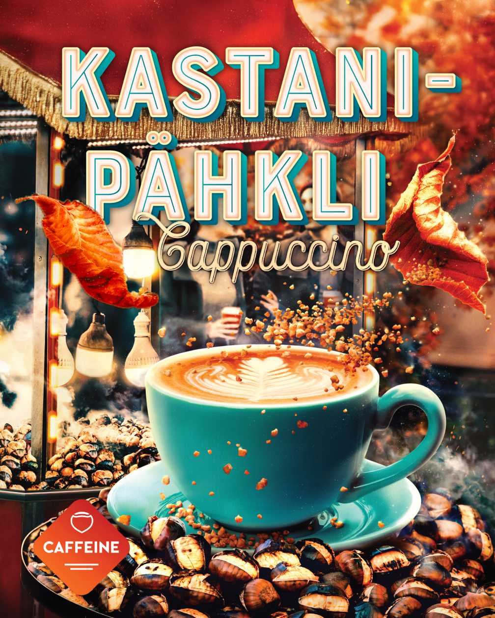 Kastani-pähkli cappuccino