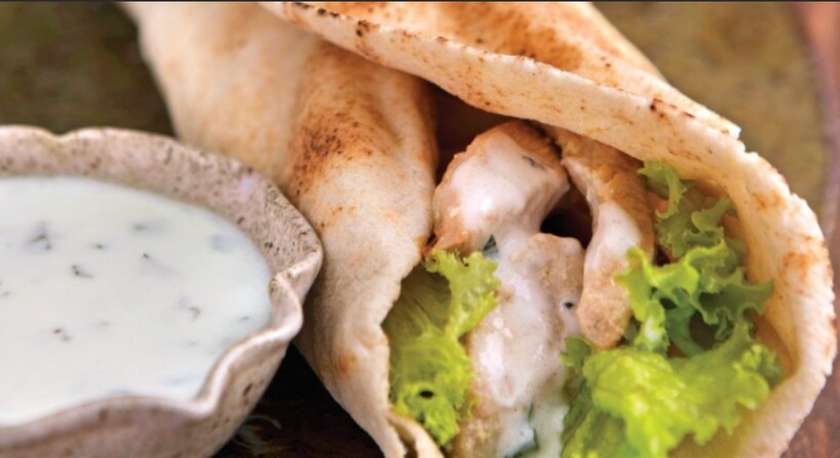 Menu 2: Normal Chicken Pita