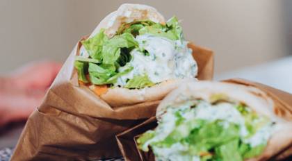 Menu 3: Vegetarian Pita Menu