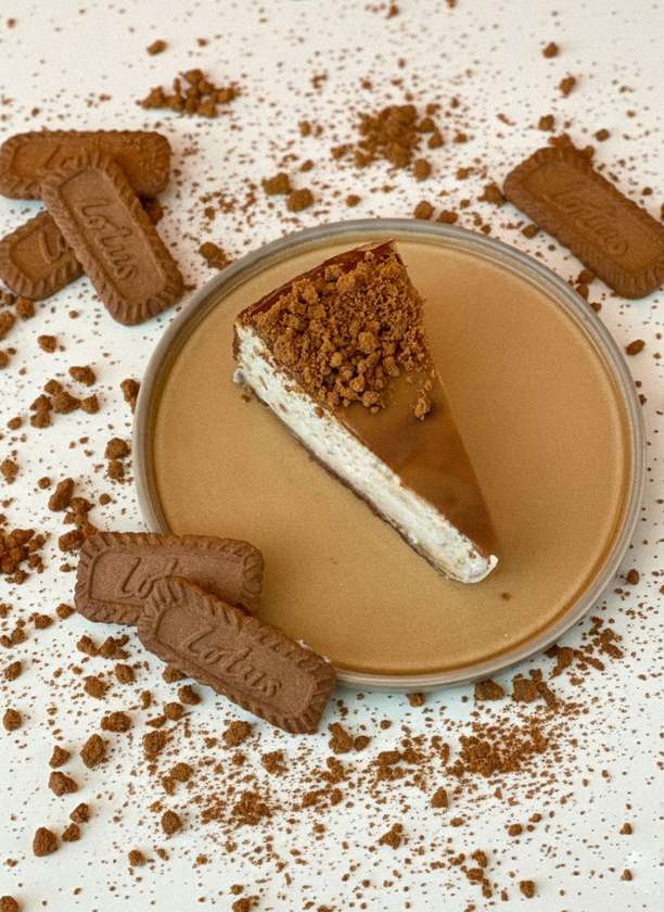 Lotus Cake Slice