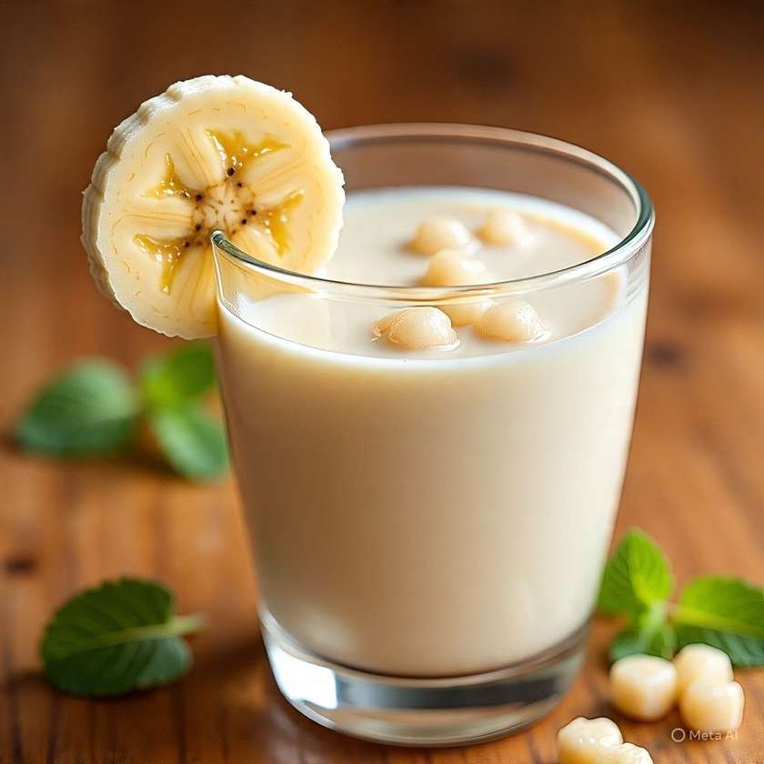 Large Banana Milk Tea