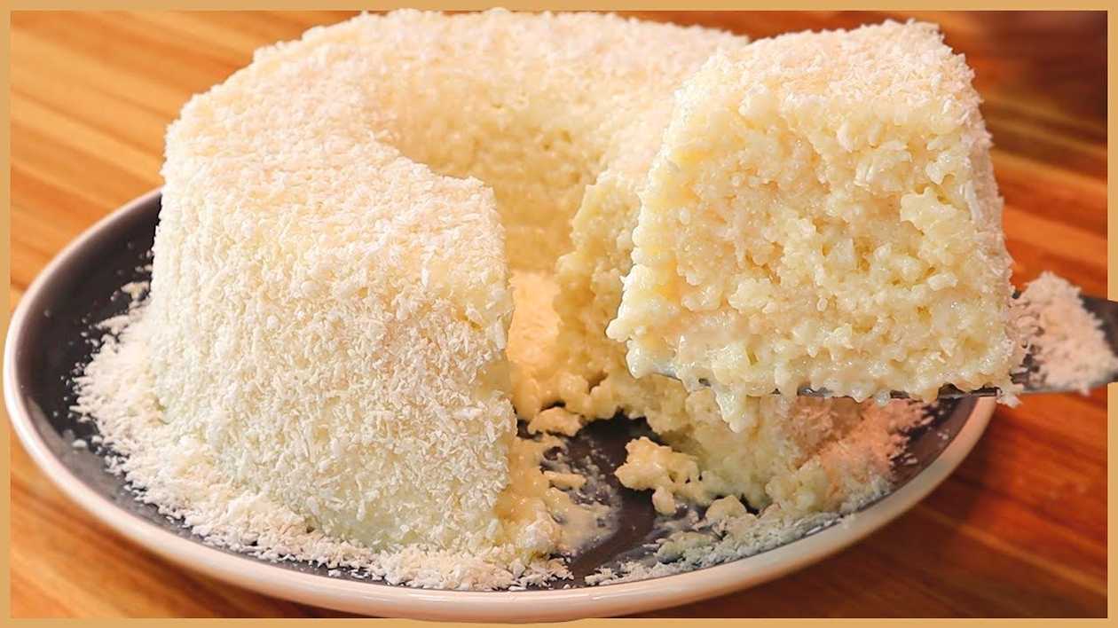 Bolo de Tapioca com Leite Condensado